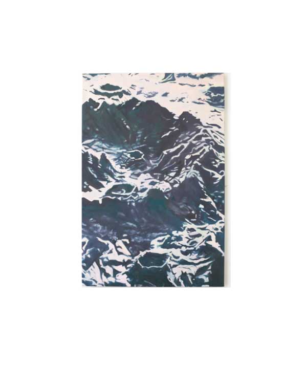 Olivier Furter, painting, Mondlandschaft, Moon Landscape, oil on canvas, 54x81cm, OF 2024