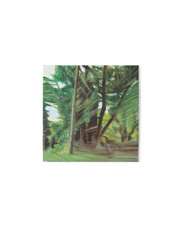 Banana Tree II (Bananier II), oil on linen canvas, 73x92cm, OF2023