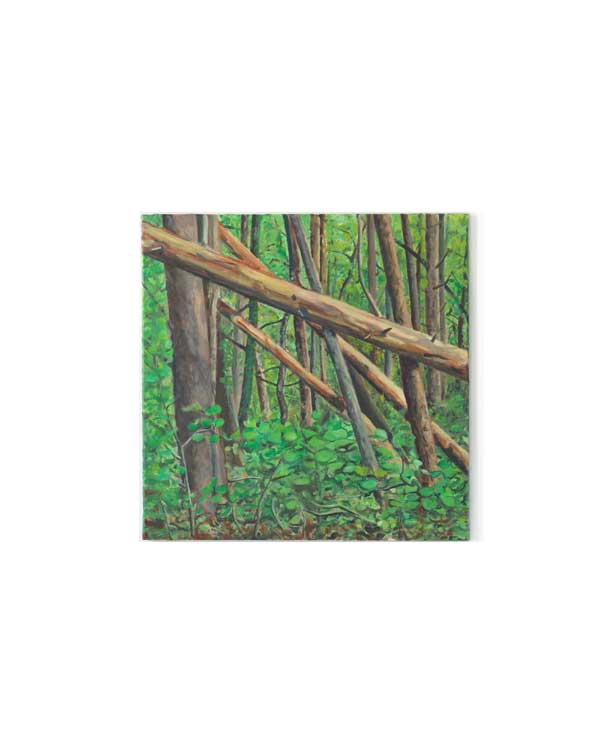 Painting, Decay and Hope IX, oil on linen canvas, 60x60cm, Villefranche sur Cher, Olivier Furter