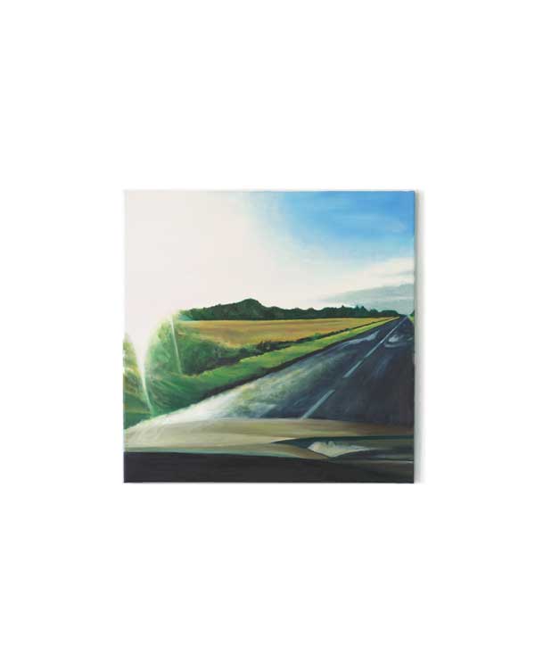 Painting, After the Rain II, oil on linen canvas, 60x60cm, Olivier Furter2022