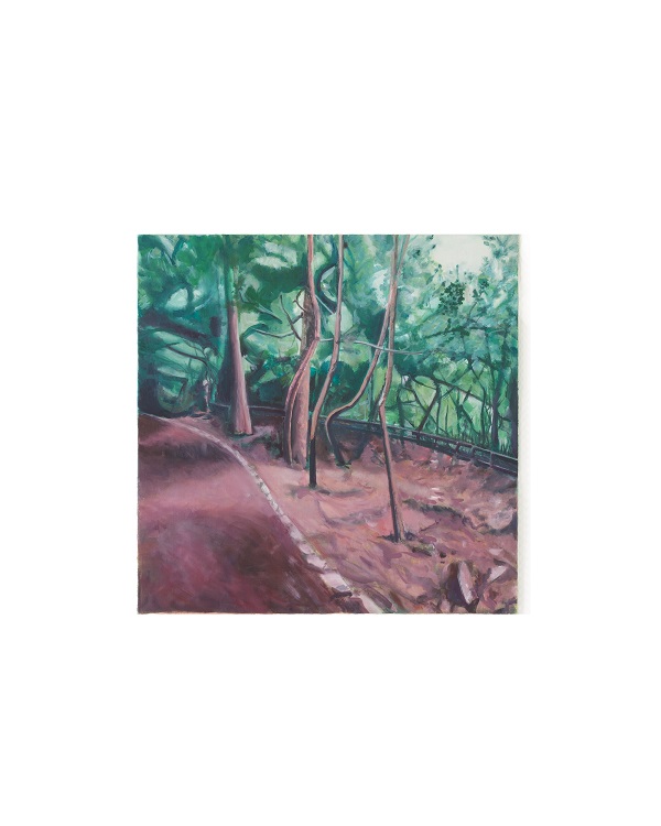 img 3391 fukuurajima, huile sur toile de lin, 61x61cm,