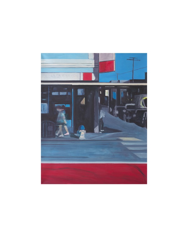 img street view sf 1, huile sur toile, 60x73cm