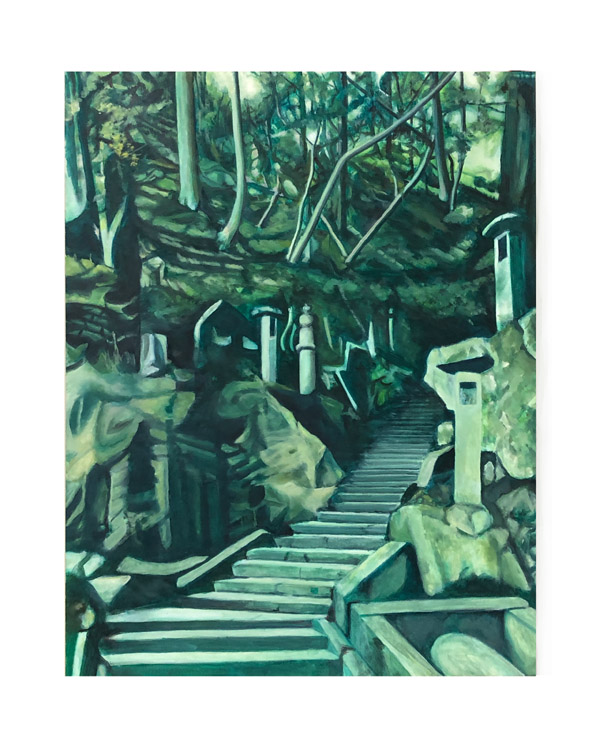 img yamadera, oil on canvas 91cm x 117cm 26